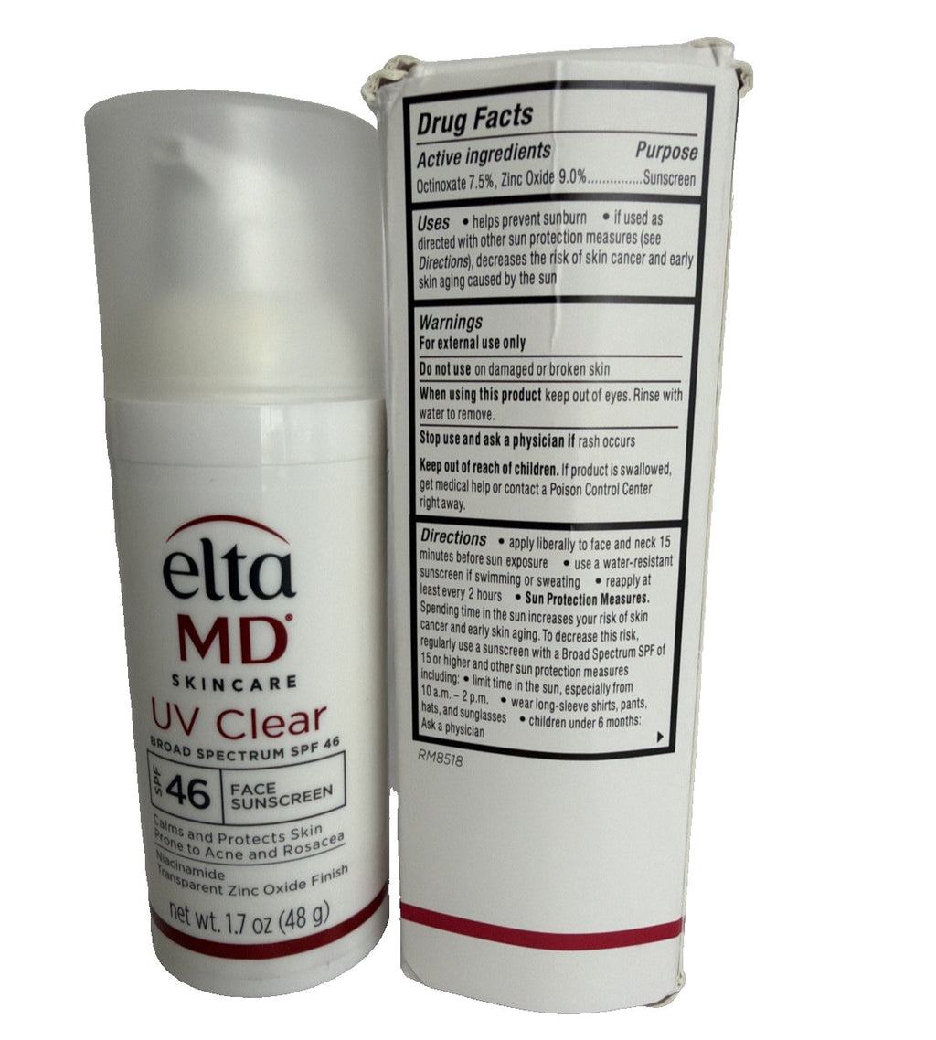 Broad Spectrum SPF 46 Facial Sunscreen 1.7 oz - Lightweight, Oil-Free