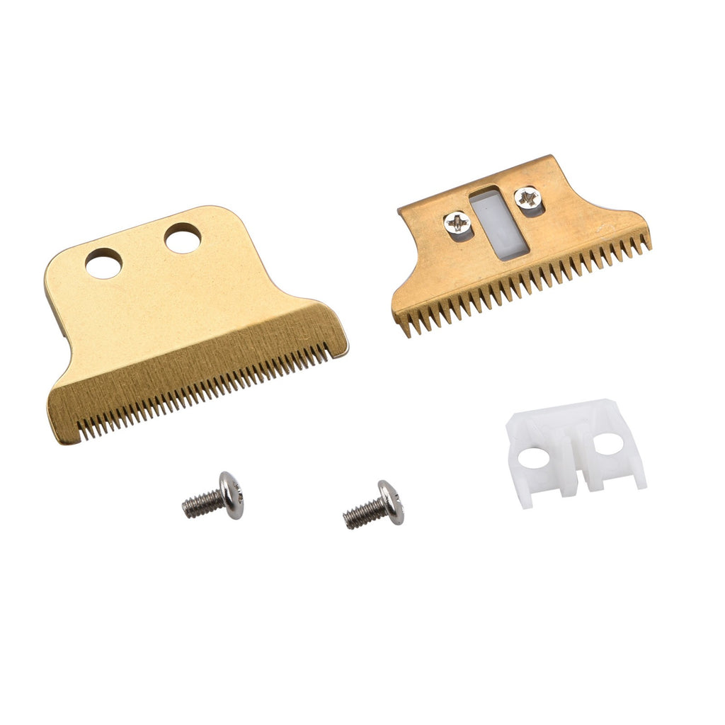 Gold Wide Blade Replacement Trimmer Blade for Wahl Detailer - Professional Use