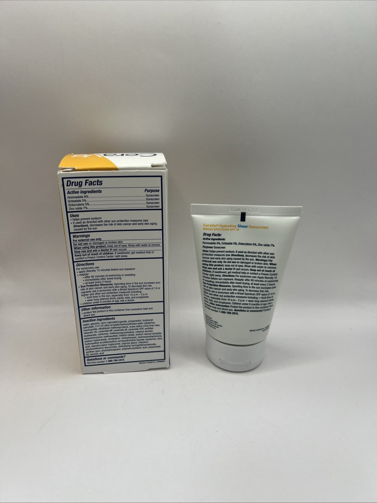 CeraVe SPF 30 Hydrating Sheer Face & Body Sunscreen 3oz - Broad Spectrum
