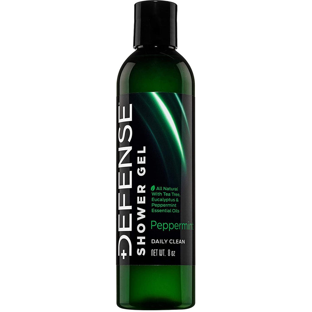 Peppermint Shower Gel - All-Natural Skin Protection for Athletes - 8 oz