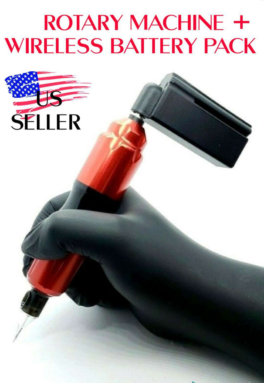 Wireless Battery Power Rotary Pen Tattoo Machine for Lining & Shading