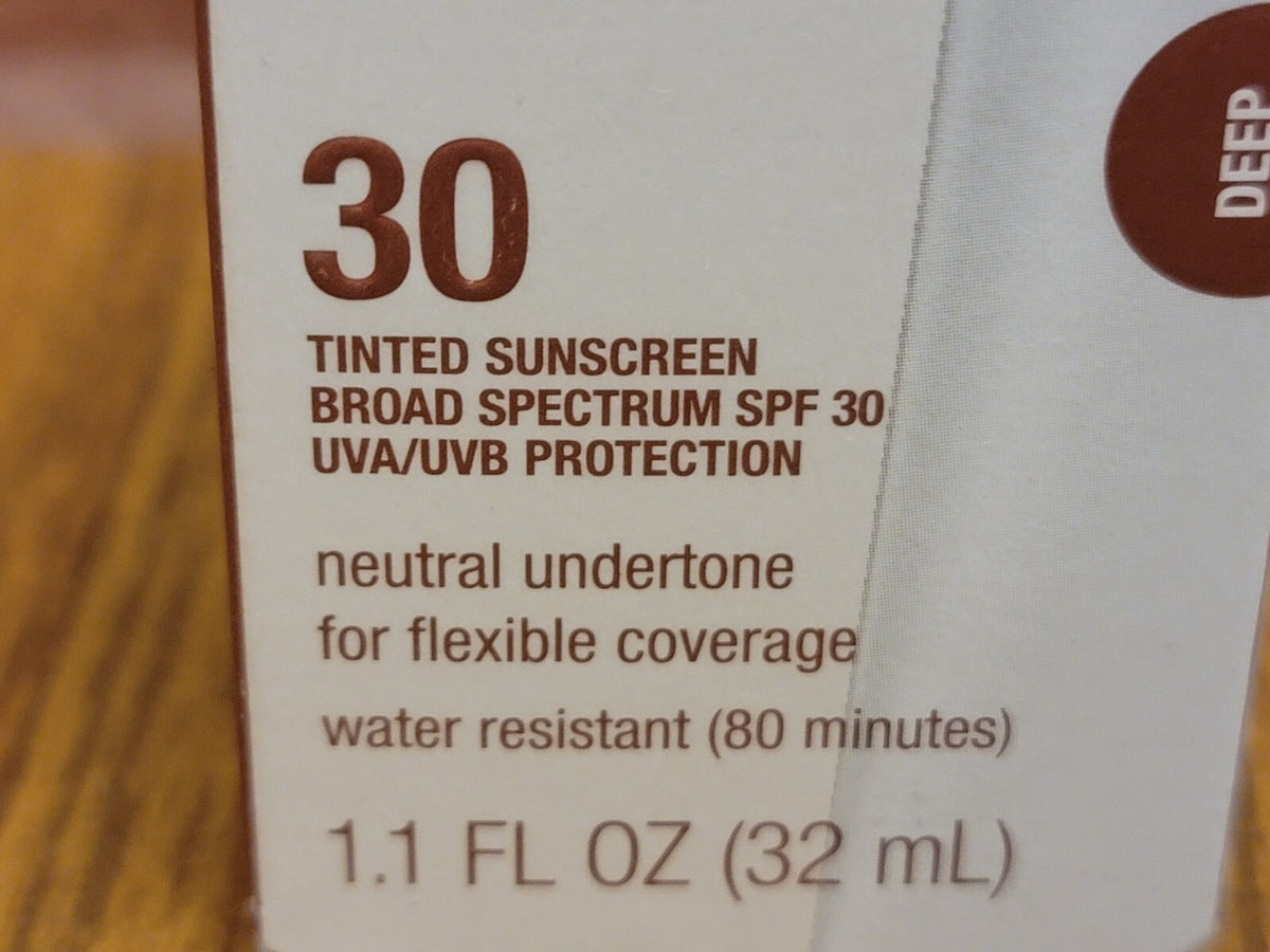Neutrogena Purescreen Mineral UV Tint Face Liquid SPF 30 - Deep Shade