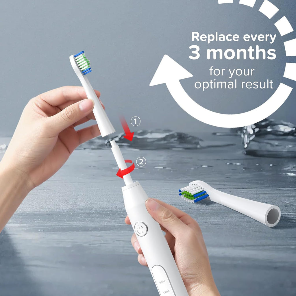 10 Pack Replacement Toothbrush Heads for Bitvae D2 Electric Toothbrush