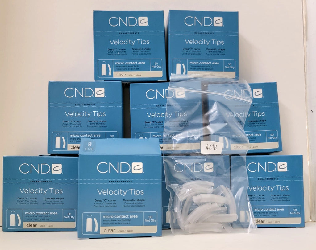Wholesale 50 Count Clear Nail Tips for Acrylic & Gel Nails - Micro Contact Area #10