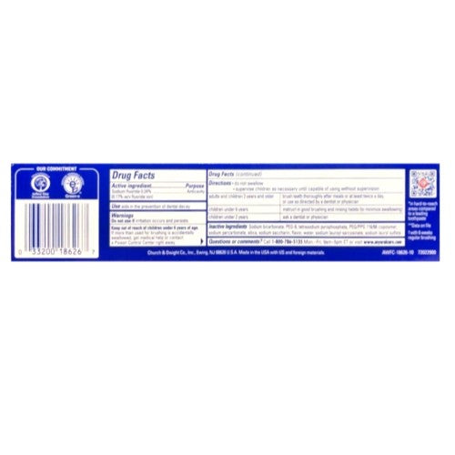 Arm & Hammer White Stain Defense Toothpaste Fresh Mint 6oz - Brighten Smile