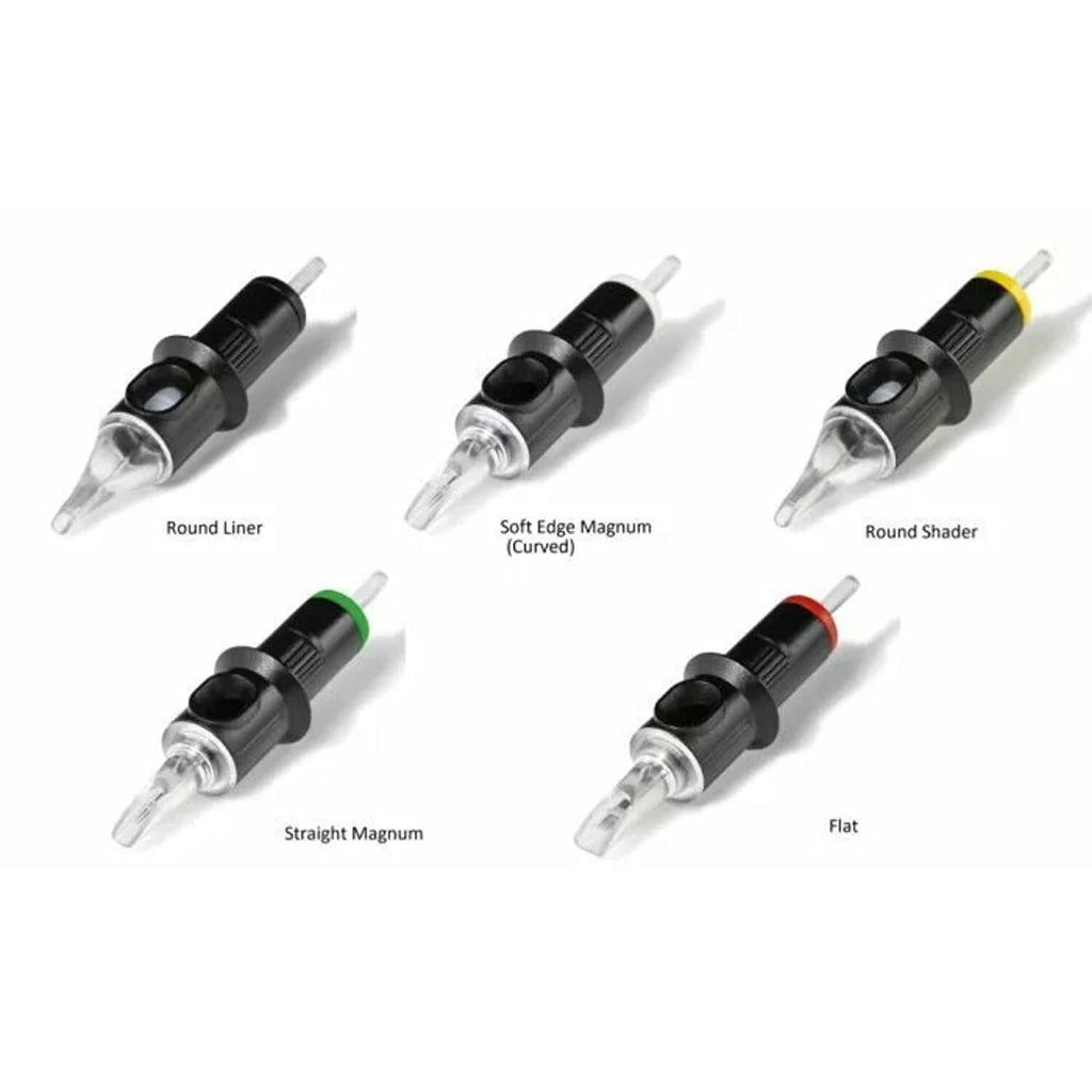 Tattoo Cartridge Needles 20 Safety Cartridges – 61 Needle Configurations Cheyenne