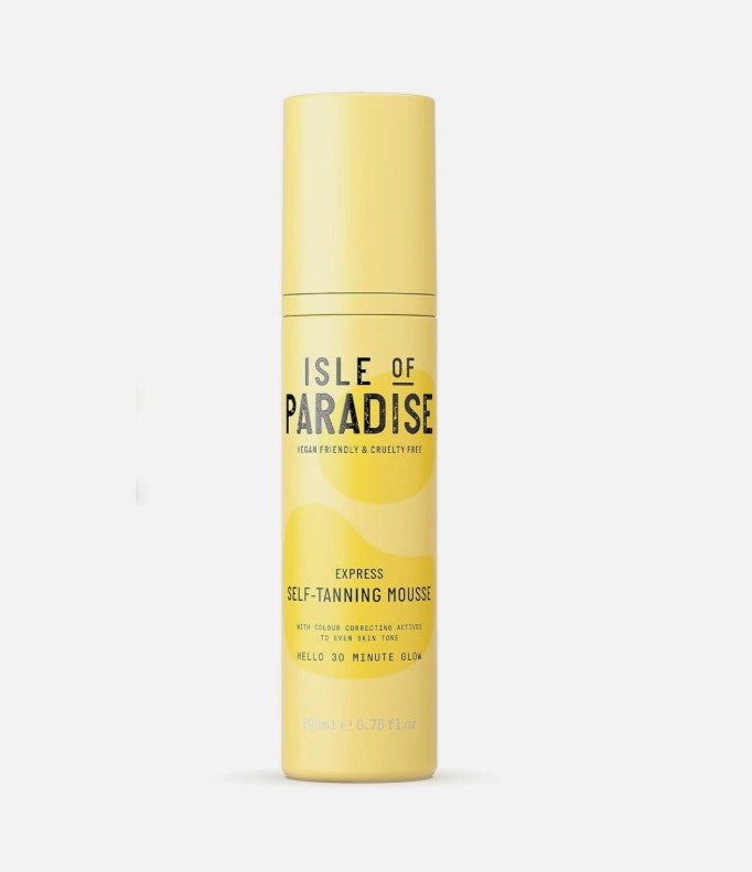 Self Tanning Mousse 6.76 oz - Fast 30 Min Tan, Vegan, Isle of Paradise