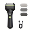 Electric Foot Grinder Callus Remover Pedicure Tool with 3 Grinding Heads