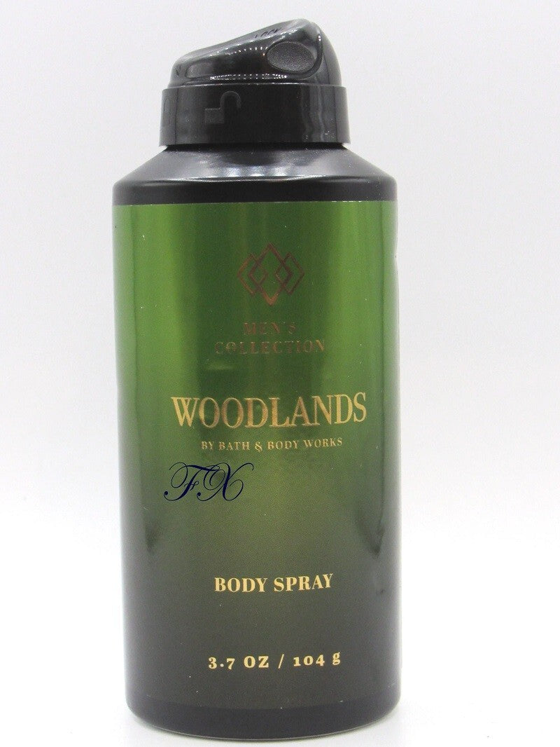 Men's Body Spray Woodland 3.7 oz Fresh Citrus Sage Cedar