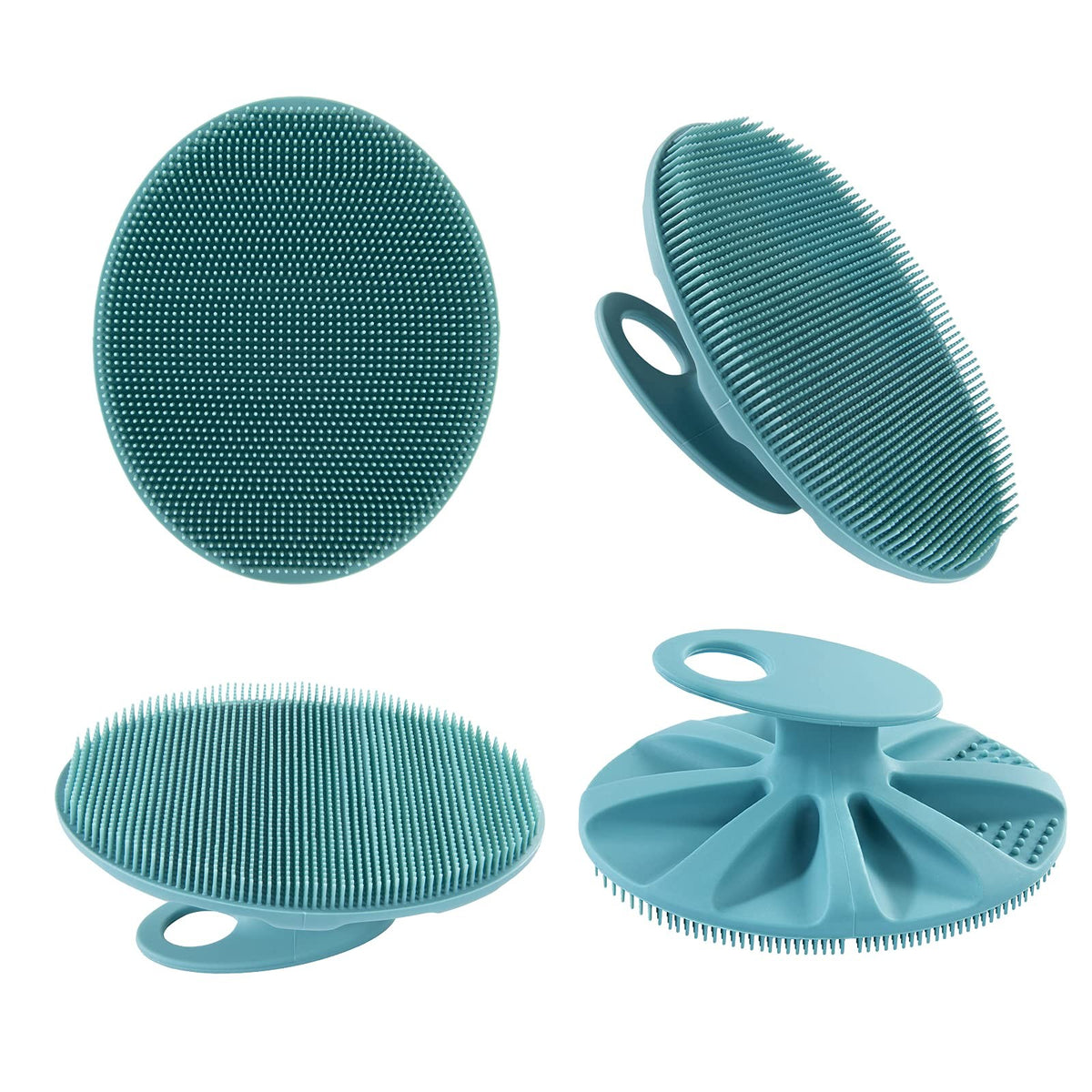 Silicone Body Cleansing Brush Shower Scrubber Exfoliating Bath Tool