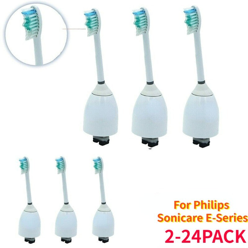 Replacement Toothbrush Heads for Philips Sonicare E-Series Essence - Multiple Pack Sizes