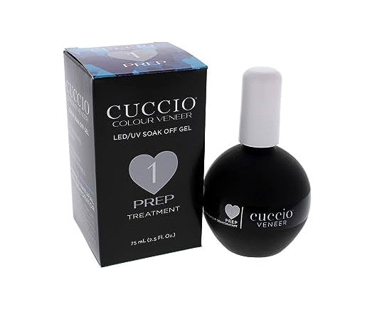 CUCCIO LED/UV Gel Prep & Fuse Set - Nail Extension & Art 2.5oz (75ml) Set of 2