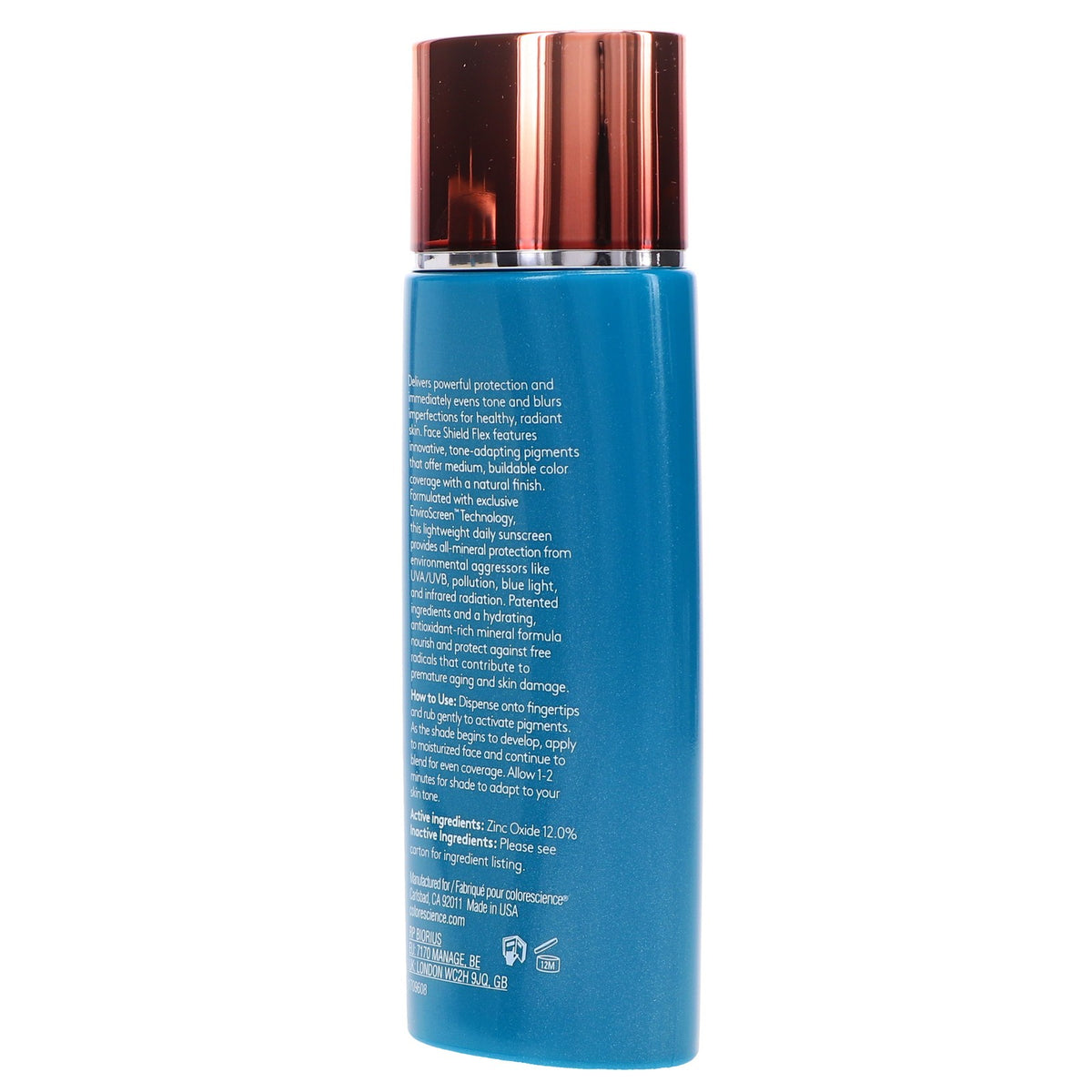 SPF 50 Mineral Sunscreen Face Shield Flex Tan - Water-Resistant, Broad Spectrum