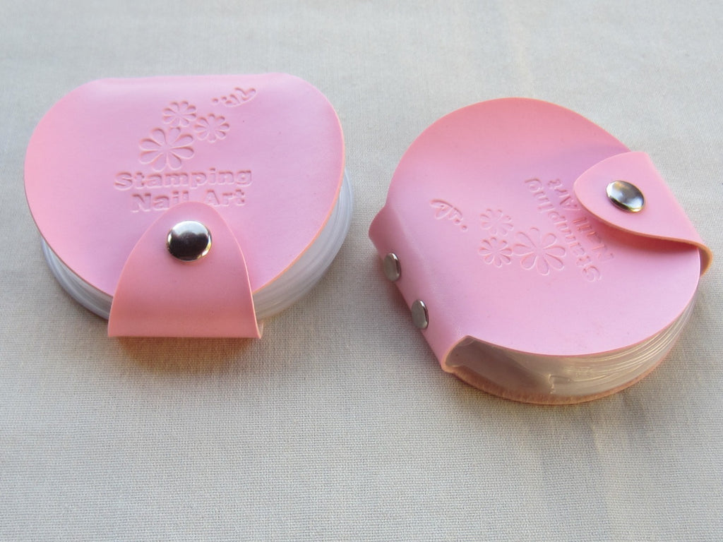 24-Slot Nail Art Stamping Plate Case Holder Storage for 5.5cm Round Plates
