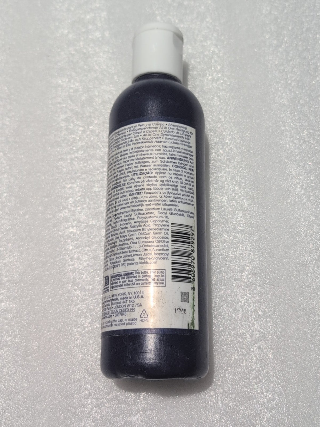 Kiehl's Body Fuel Energizing Body Wash & Shampoo for Men 250ml