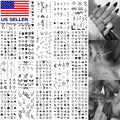 630 Pcs Finger & Hand Temporary Tattoos for Women - Realistic Small Designs