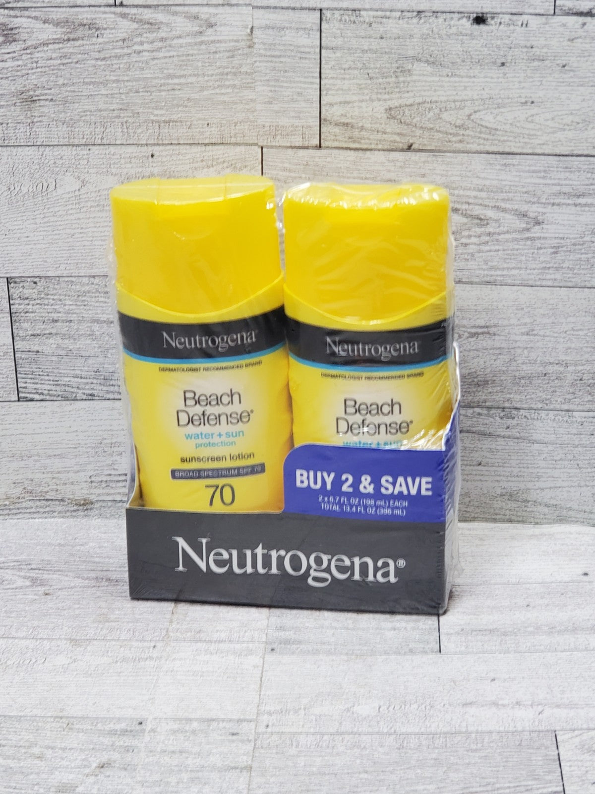 SPF 70 Sunscreen Body Lotion Twin Pack - Broad Spectrum Sun Protection