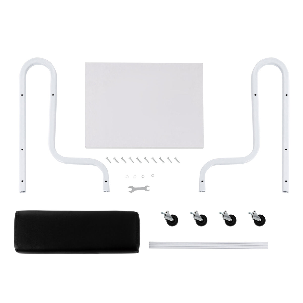 Portable 2 Layer Nail & Foot Spa Trolley with Wheels and Storage