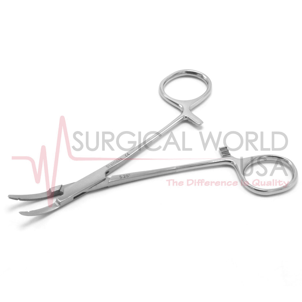 Micro Dermal Anchor Hemostat Forceps for Dermal Tops Holder – Autoclavable Clamp Tool