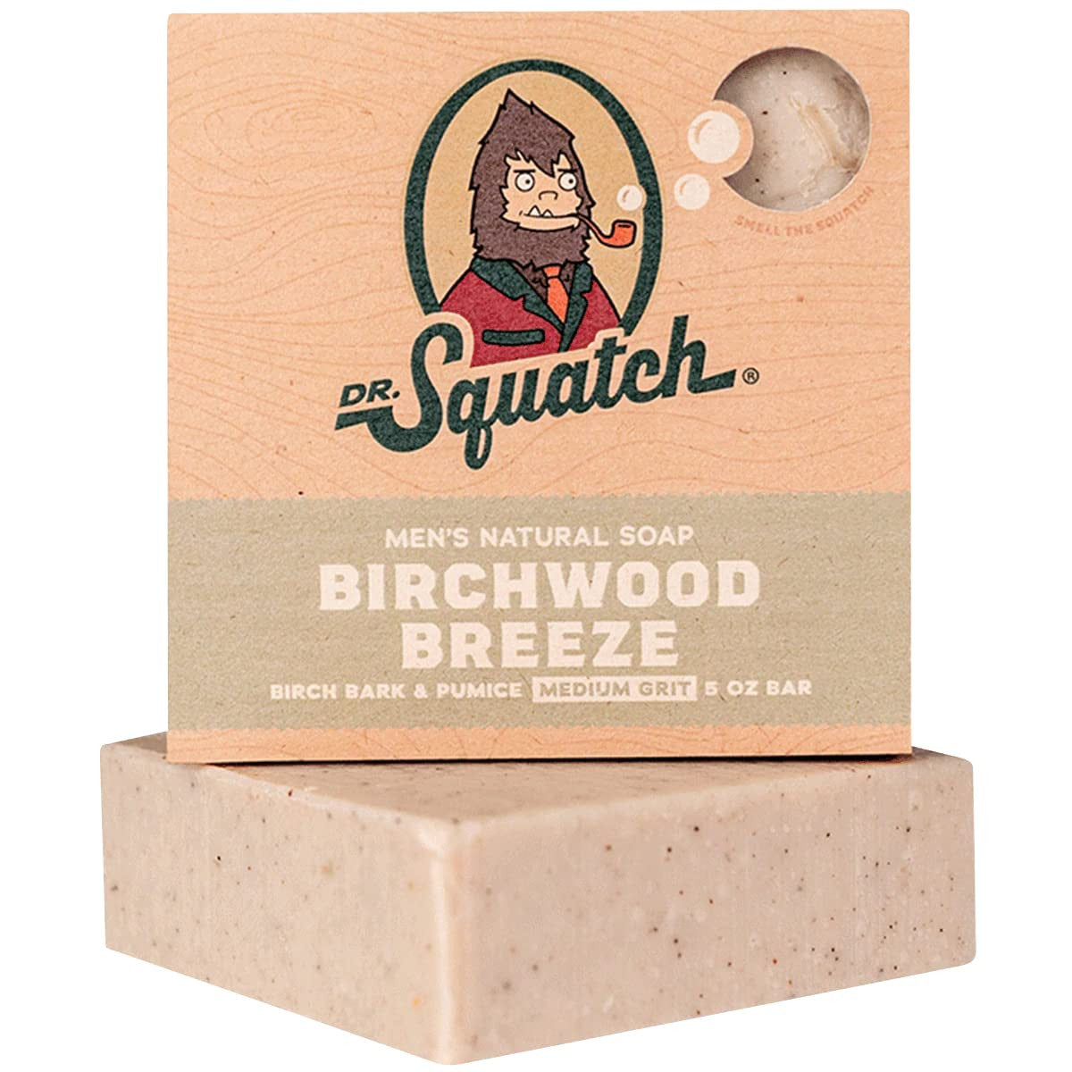 Men's Cold Process Bar Soap - Birchwood Breeze Scent 5 Pack
