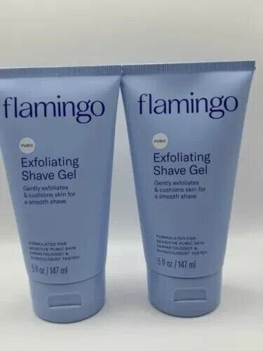 Exfoliating Shave Gel for Sensitive Skin - 2 Pack, 5oz Each