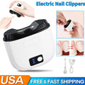 Electric Toe Nail Clippers for Thick Nails - Rechargeable, Low Noise Trimmer