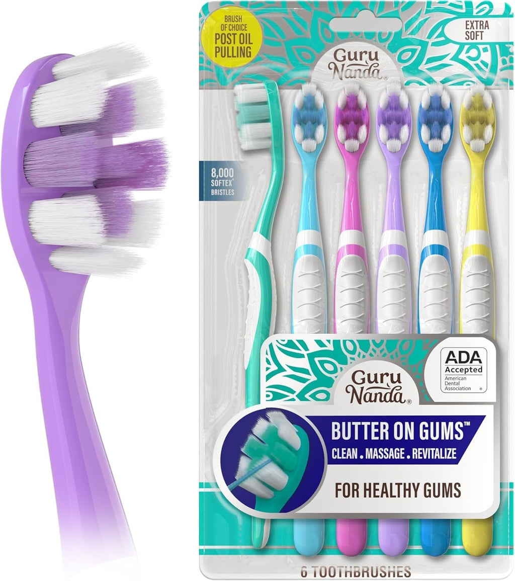 Sensitive Gums Toothbrush with Extra Soft Bristles - ADA Accepted