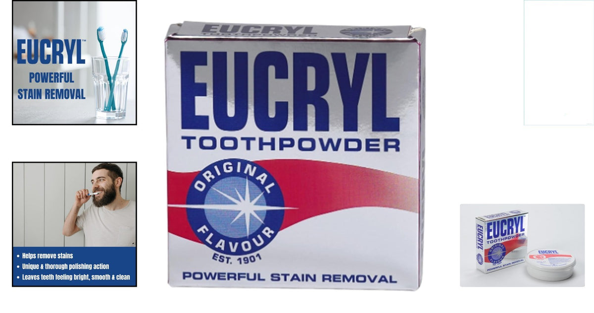 Natural Toothpowder for Stain Removal - Brighten Teeth 50g