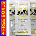Dark Self Tanning Lotion with Applicator Mitt & Gloves - Travel Size