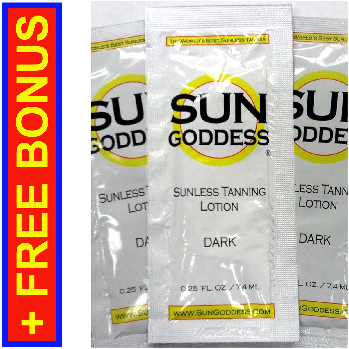 Dark Self Tanning Lotion with Applicator Mitt & Gloves - Travel Size