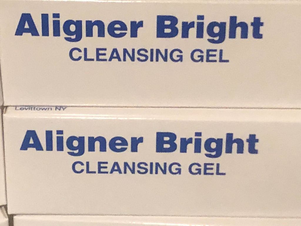 AlignerBright Antimicrobial Gel Two Pack for Retainers and Aligners - Keeps Teeth & Gums Healthy