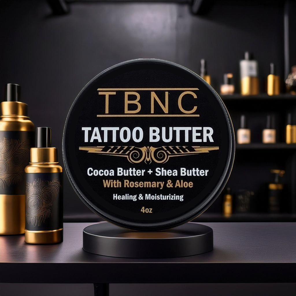 Tattoo Aftercare Butter Unscented – TBNC 2oz/4oz, Made in USA