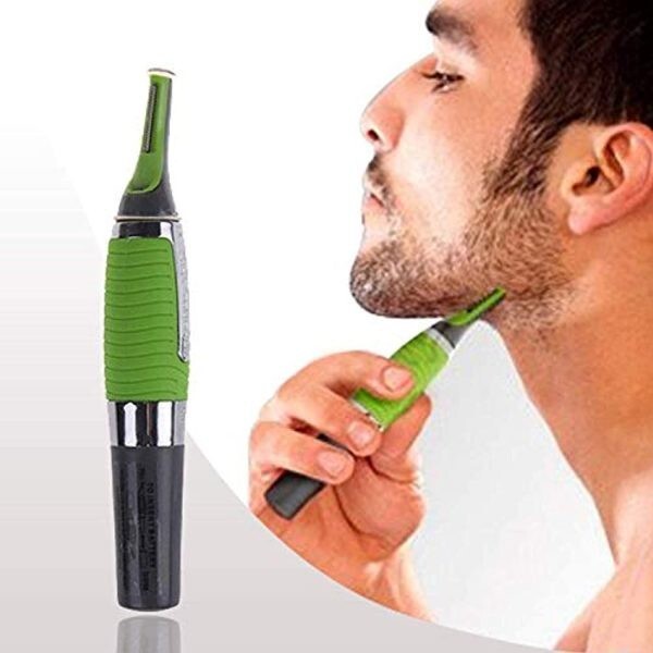Men’s Nose Ear Facial Hair Trimmer with Attachments – Painless Grooming Kit for Men & Women
