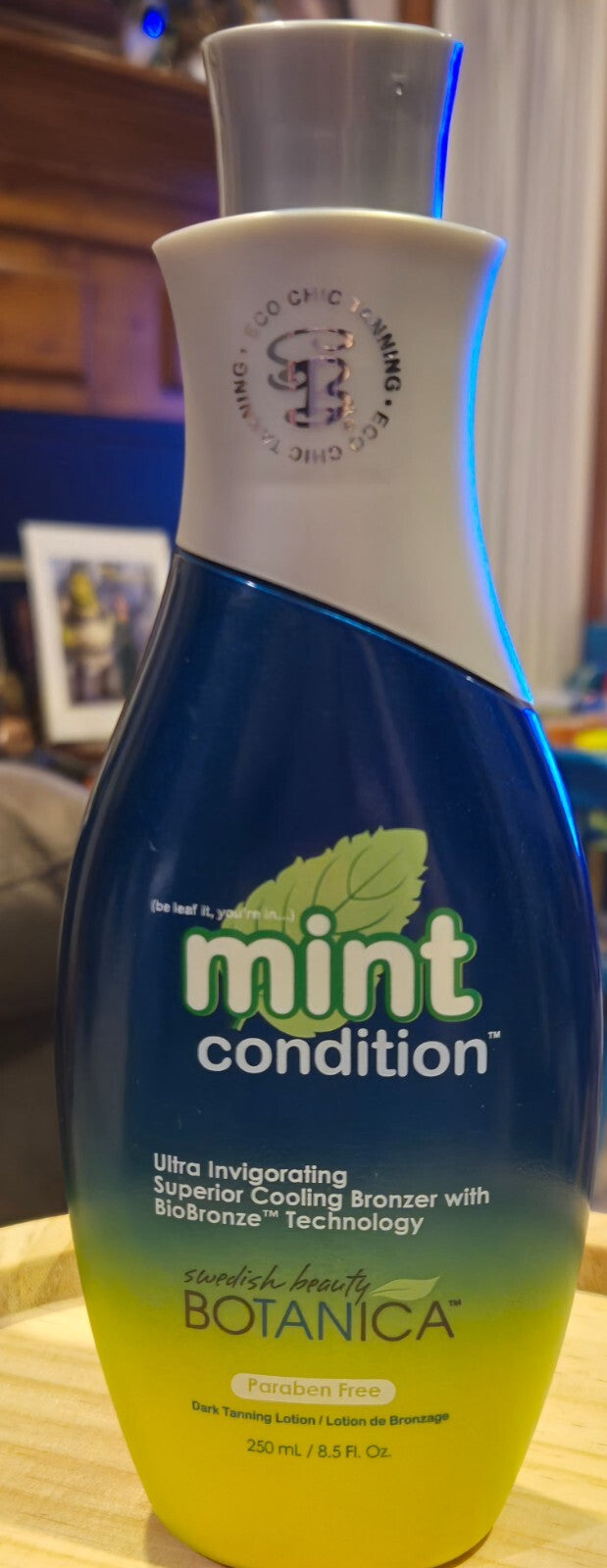 Mint Cooling Bronzer Lotion for Tanning Beds - Swedish Beauty