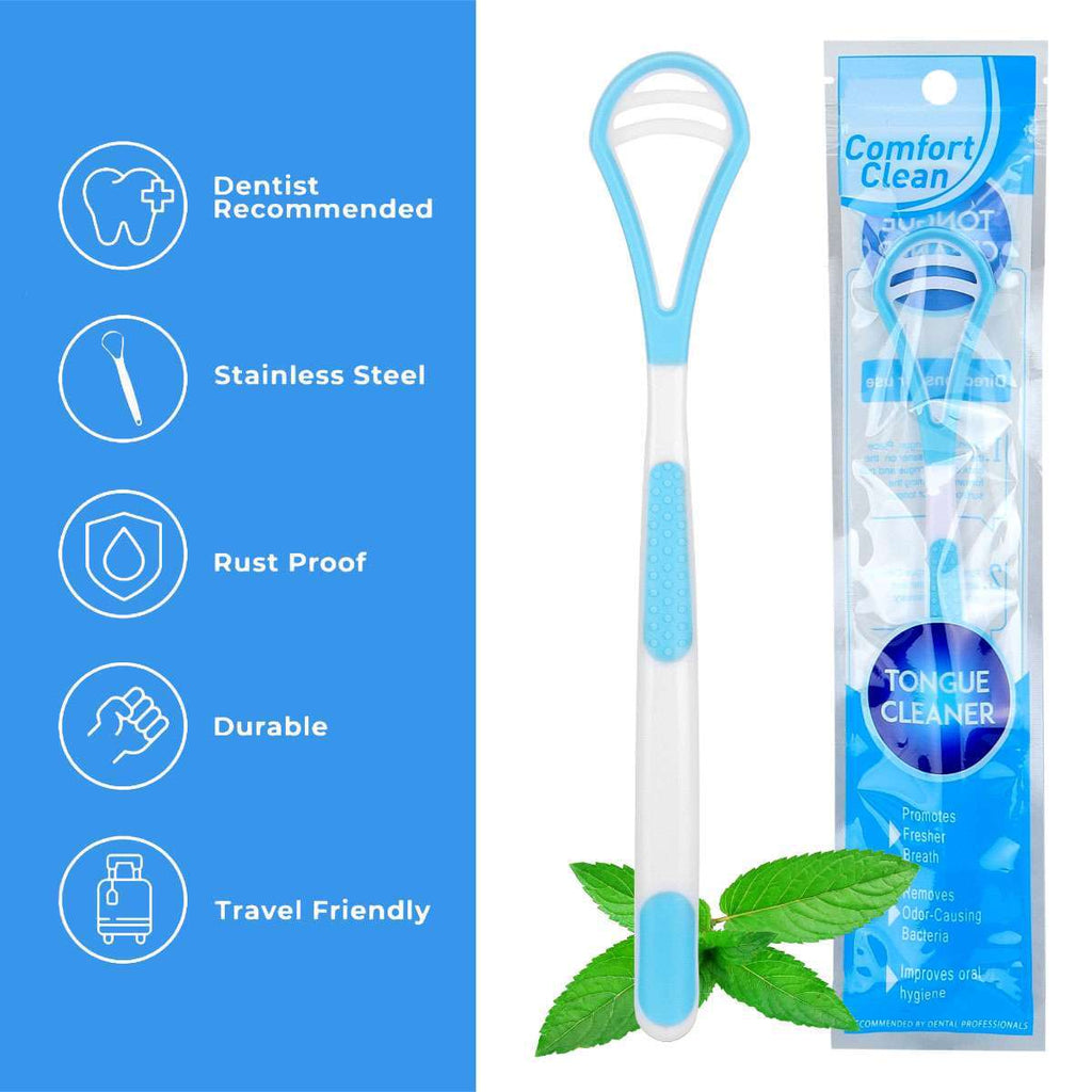 Cordless Water Flosser Oral Irrigator Teeth Cleaner with Tongue Scraper