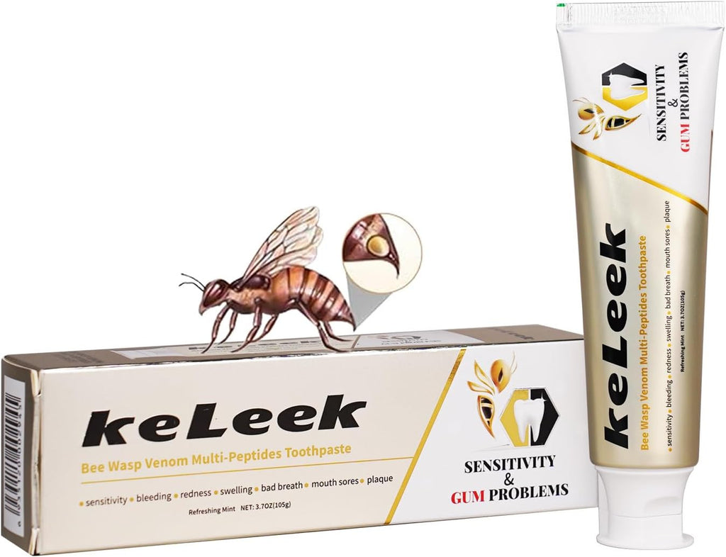 Bee Wasp Venom Peptides Toothpaste for Sensitive Teeth & Gums Health
