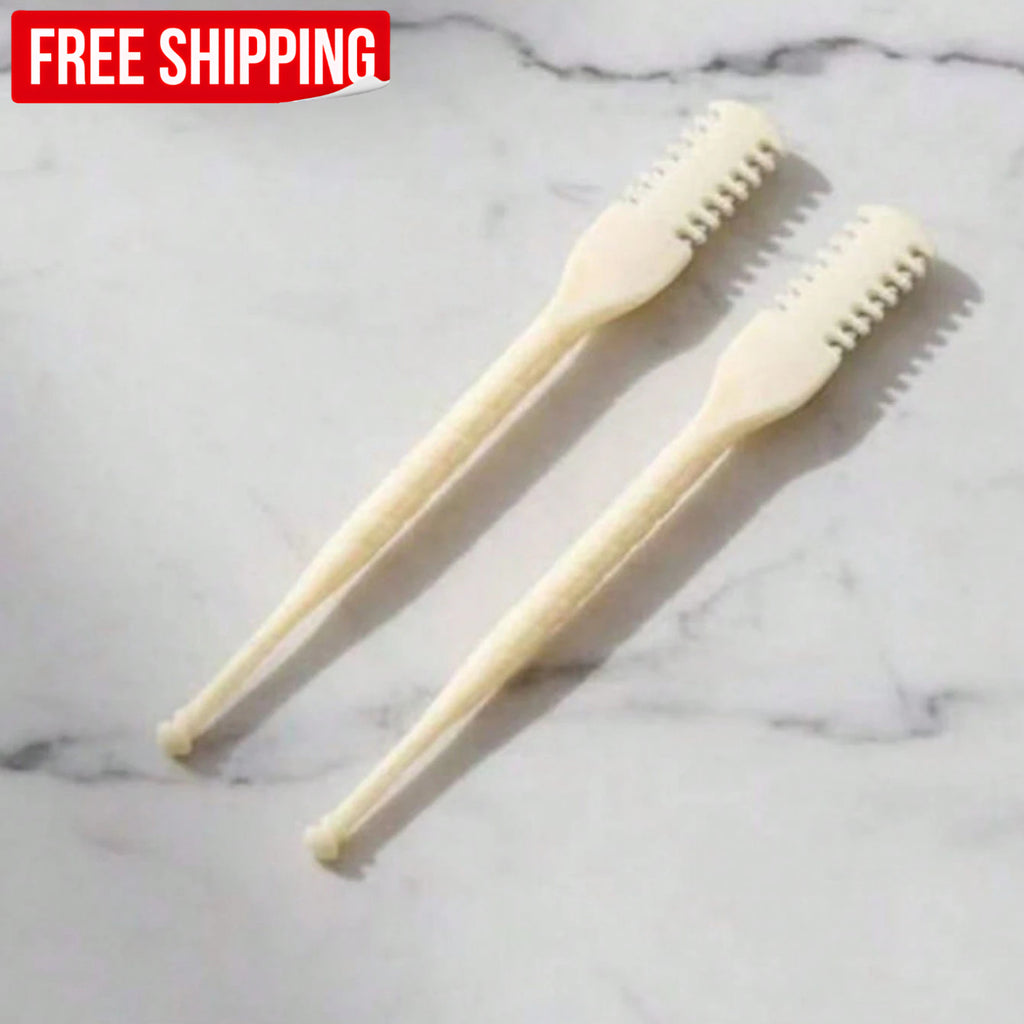 Manual Nose Hair Trimmer 2-in-1 Washable Stainless Steel Grooming Tool