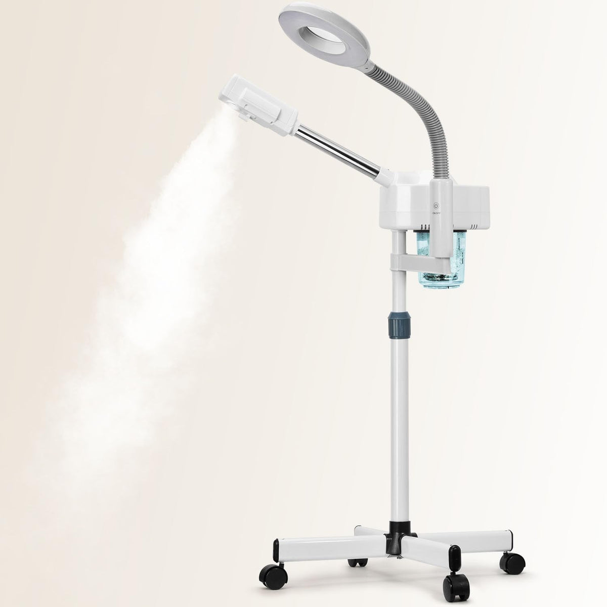 Professional 2-in-1 Facial Steamer with 5X Magnifying Lamp - Home Spa Equipment