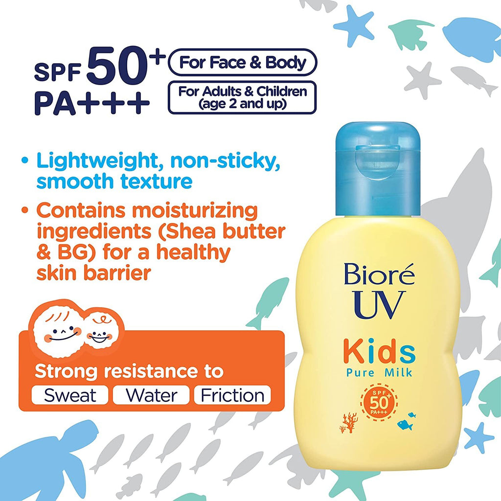 Kids Sunscreen SPF50+ PA+++ 70ml - Biore UV Japan Baby & Toddler Sunblock