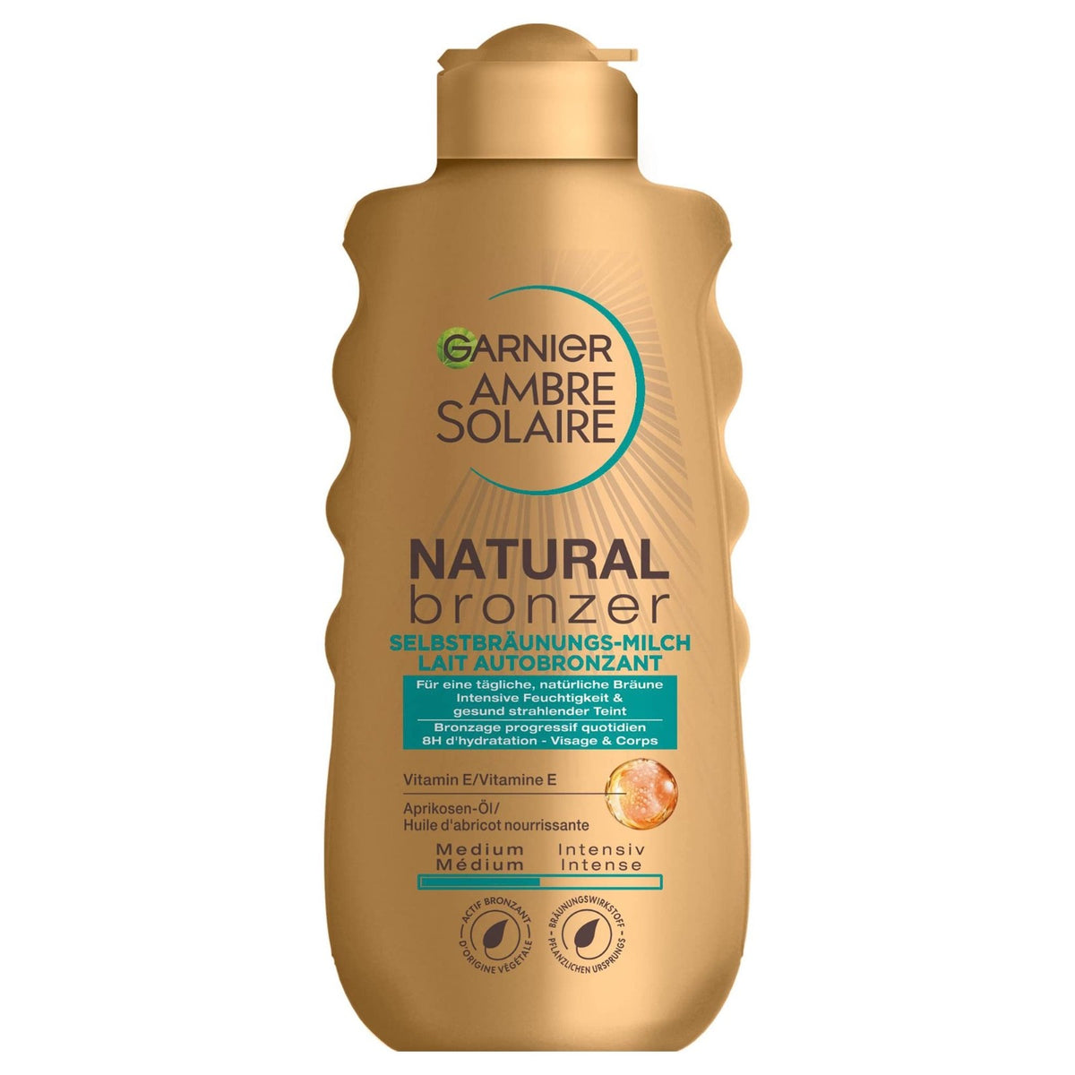 Self Tanner Medium Shade - Natural Bronzer with Nourishing Oils, 200ml
