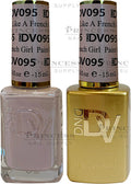 DND Duo Gel & Nail Lacquer #95 Paint Me Like A French Girl - Glamour Collection