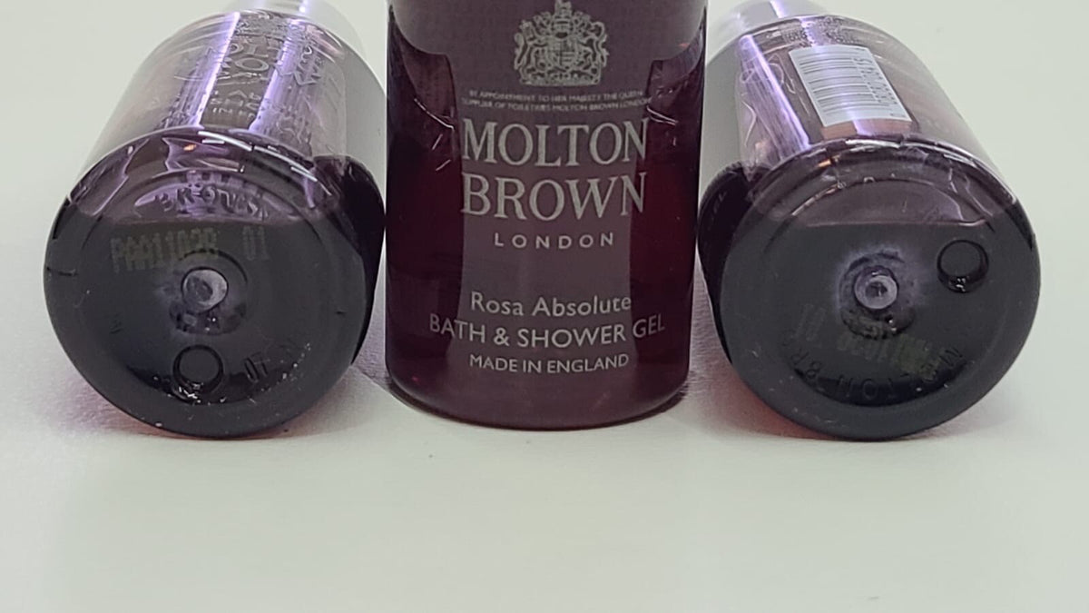 Travel Size Bath & Shower Gel Set of 3 - Rosa Absolute by Molton Brown