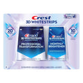 Strips - Crest 3D Whitestrips with Brightener, 60 Total Strips