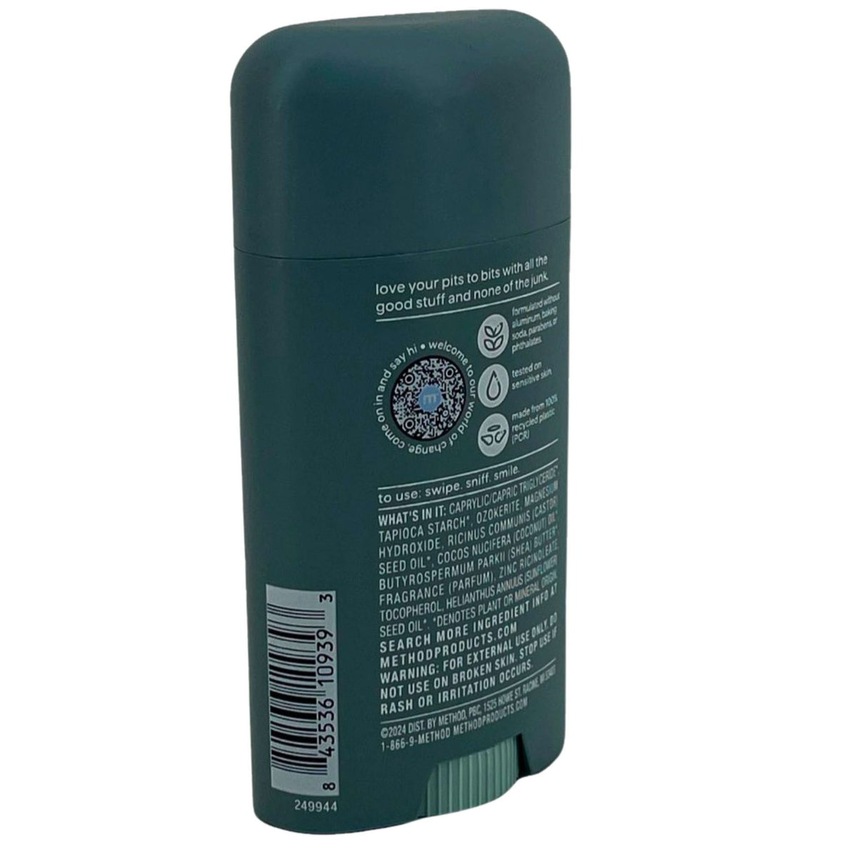 Method Men's Aluminum-Free Deodorant Sea + Surf 2.65 oz Pack of 2