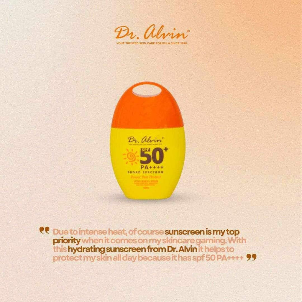 SPF 50 Sunscreen Cream for Face Broad Spectrum UV Protection 50ml