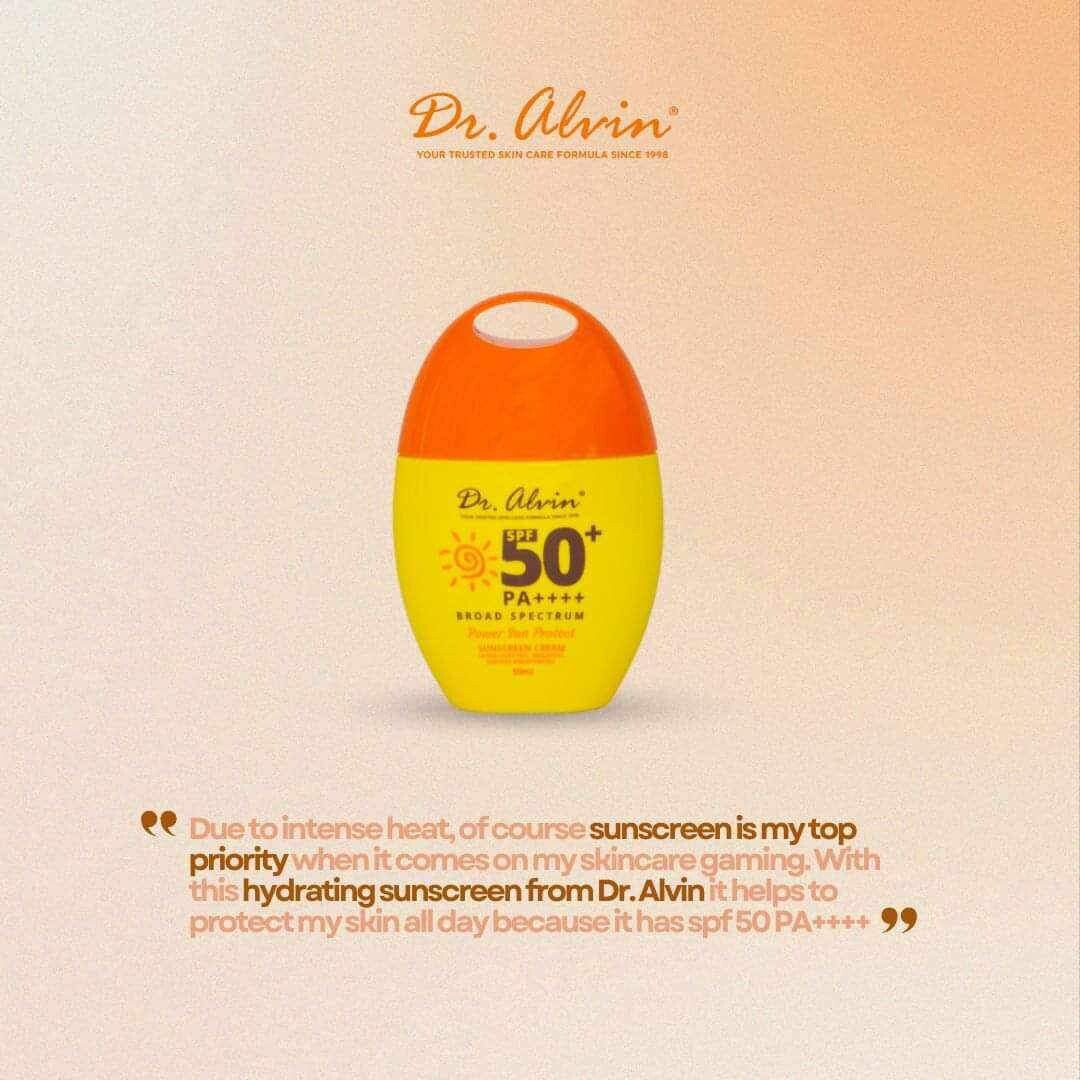 SPF 50 Sunscreen Cream for Face Broad Spectrum UV Protection 50ml