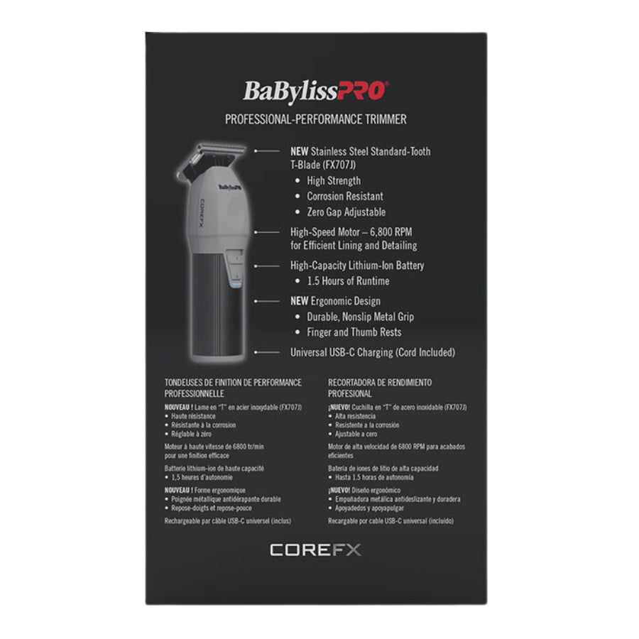 Cordless Professional Hair Trimmer for Beard & Lineup - FX76