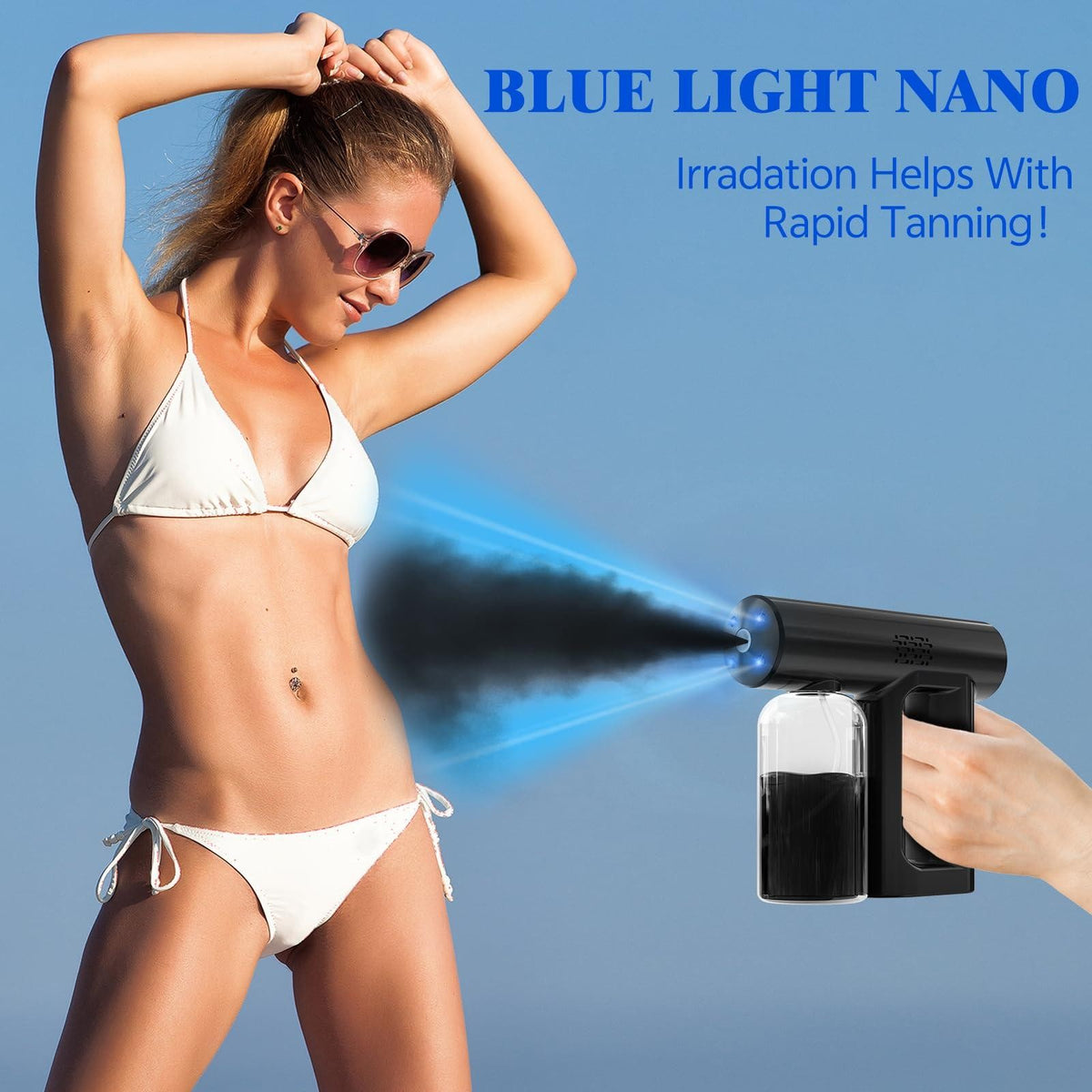 Professional Spray Tanning Machine with Melanin Support Technology - Cordless, Auto-Mist for Salon-Quality Results