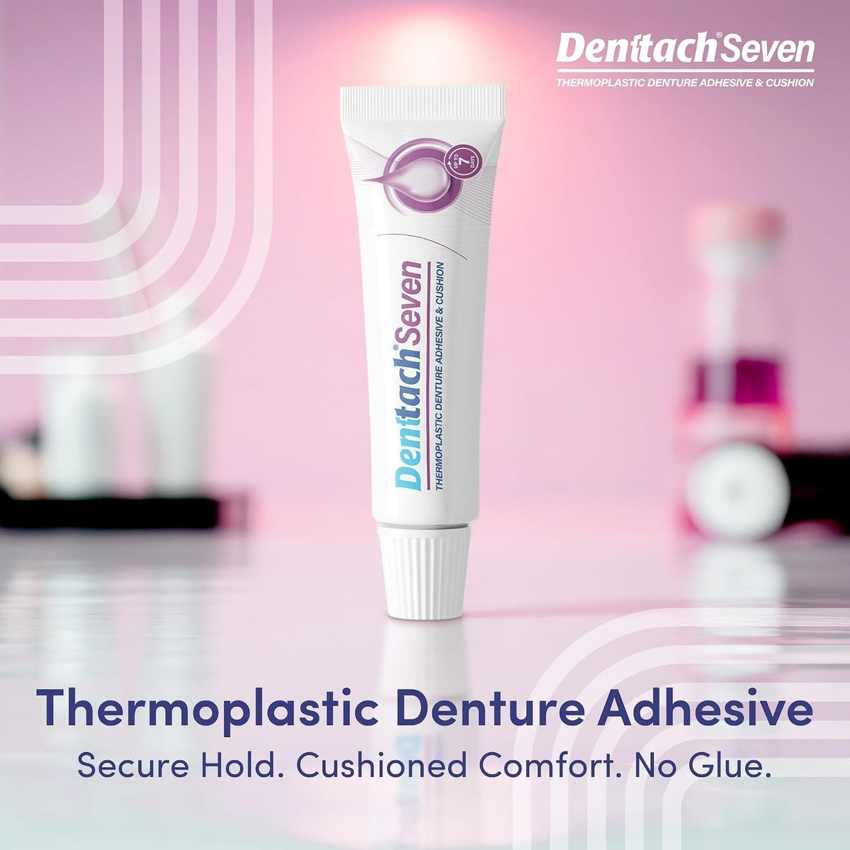 Thermoplastic Denture Adhesive & Cushion - Waterproof, Long-Lasting, Zinc-Free