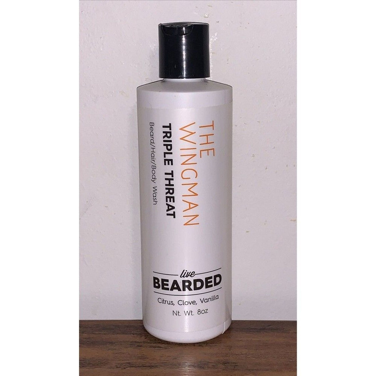 Men's Beard & Body Wash - Citrus Vanilla Scent - 8oz Bottle